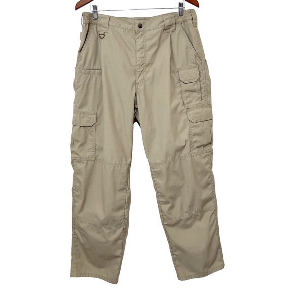5.11 Tactical Other - 5.11 Tactical Series Cargo Pants Size 36 x 32 Mens Light Khaki Pockets Casual